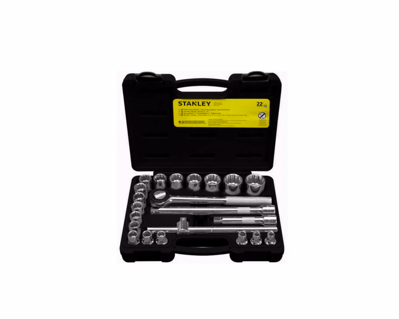 Jogo de Soquetes Estriados 1/2'' 8 a 32mm com 22 Peças STMT81242-840 - Stanley - Image 2