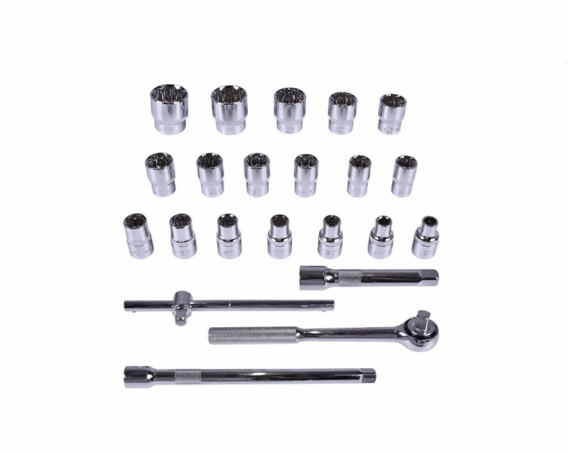 Jogo de Soquetes Estriados 1/2'' 8 a 32mm com 22 Peças STMT81242-840 - Stanley - Image 3